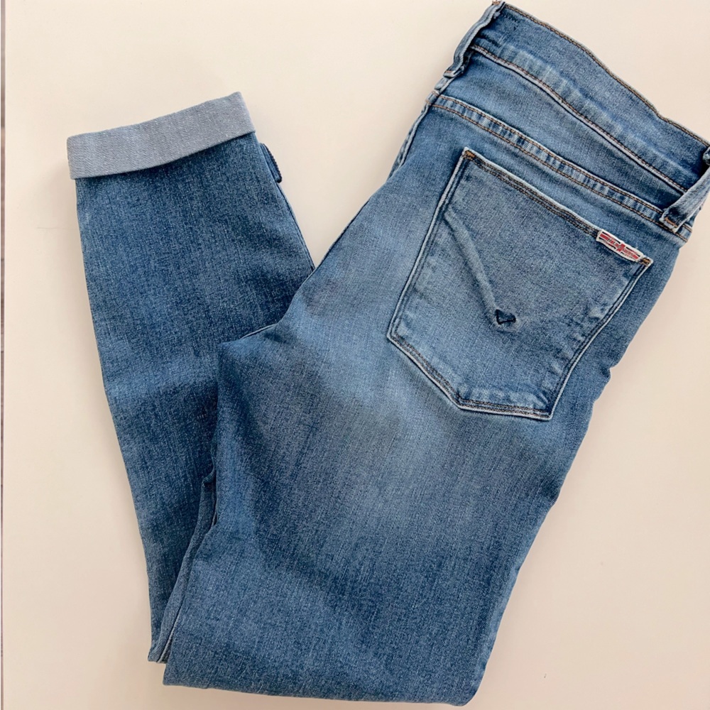 Hudson Harkin Crop Super Skinny with Cuff in Morrissey Size 29